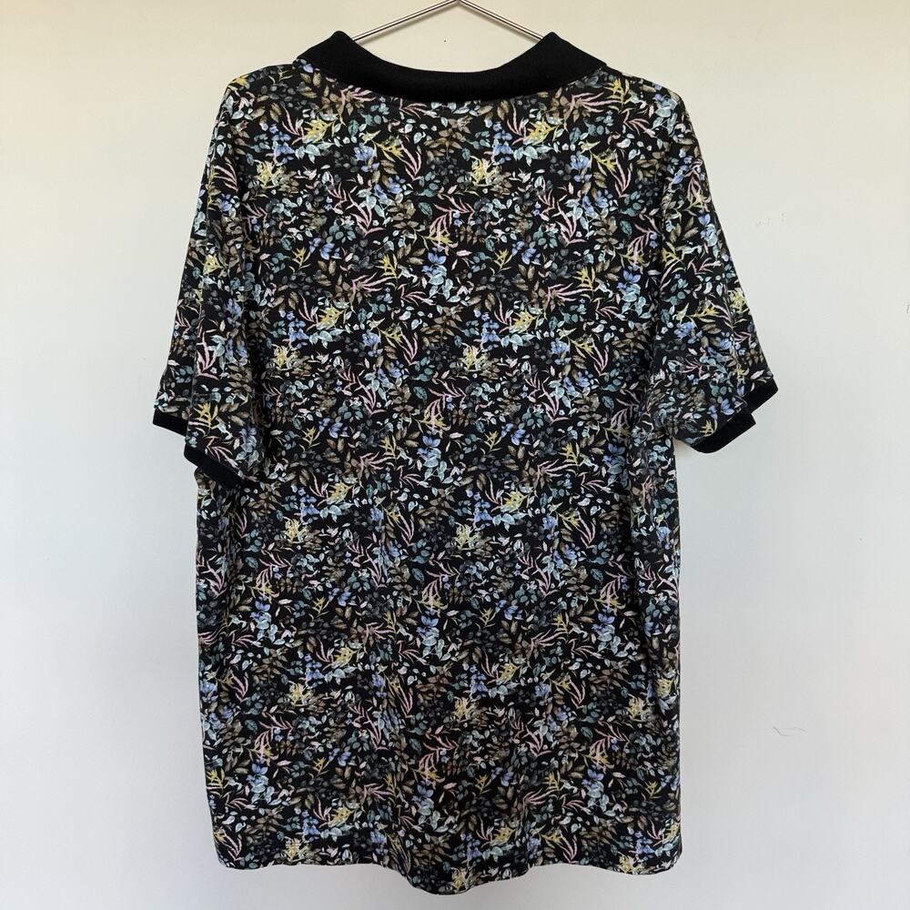 Banana Republic Men Polo Top XXL Performance Golfing Floral Camp Colorful Luxury - Picture 5 of 5